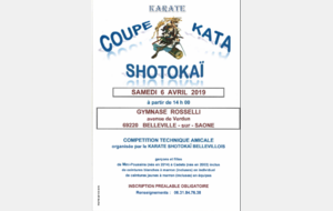 COUPE KATA SHOTOKAI 6/04/2019