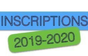 INSCRIPTIONS 2019 - 2020 section judo